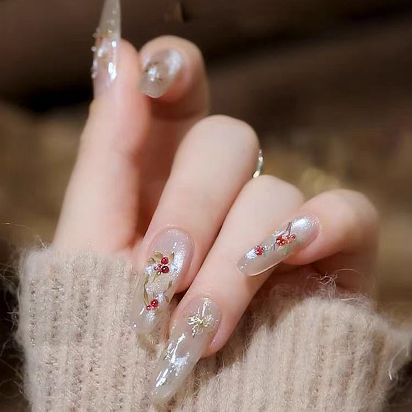 Pining for Love|Traditional Chinese Style Nail| Press On Nails