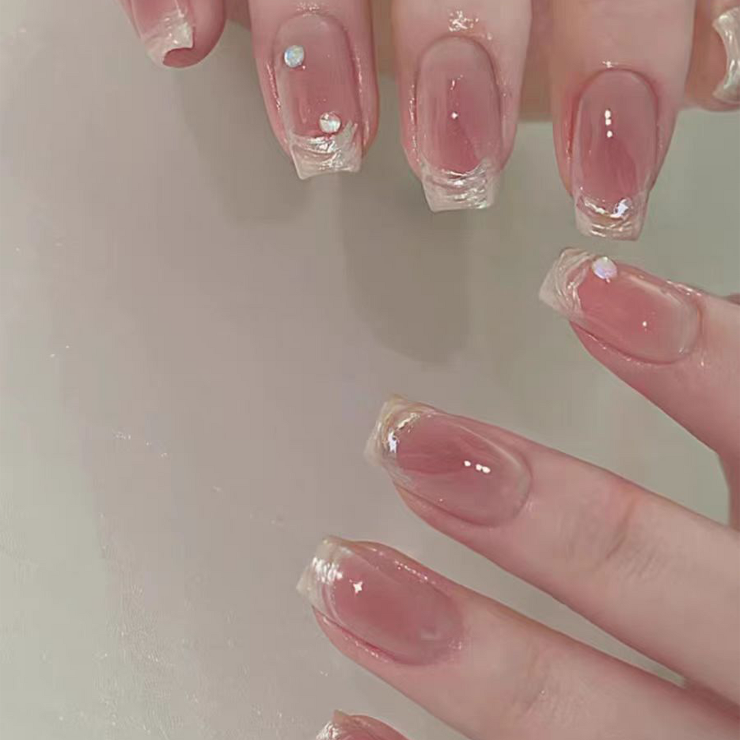 Pure Love Warrior|Pink Coffin Nail|Press On Nails