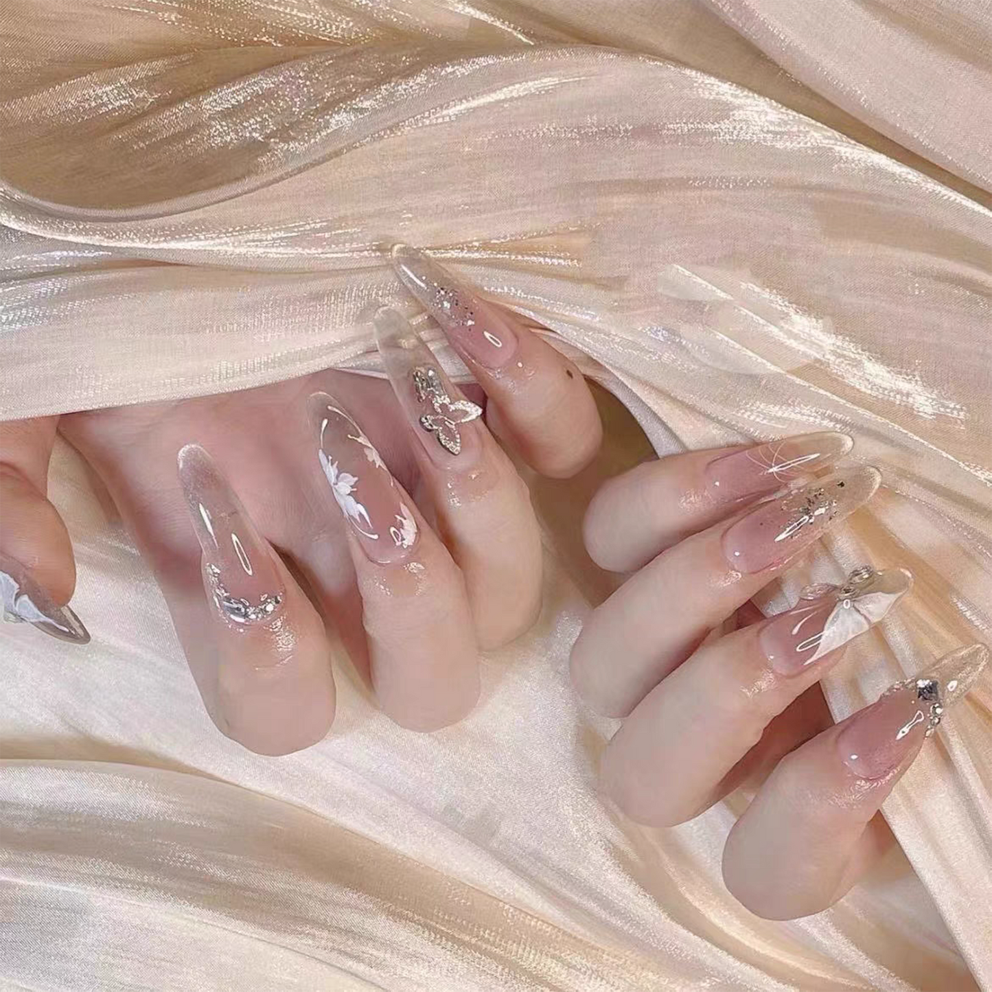 Butterfly Garden|Innocent Sensuality Nail|Press on Nails