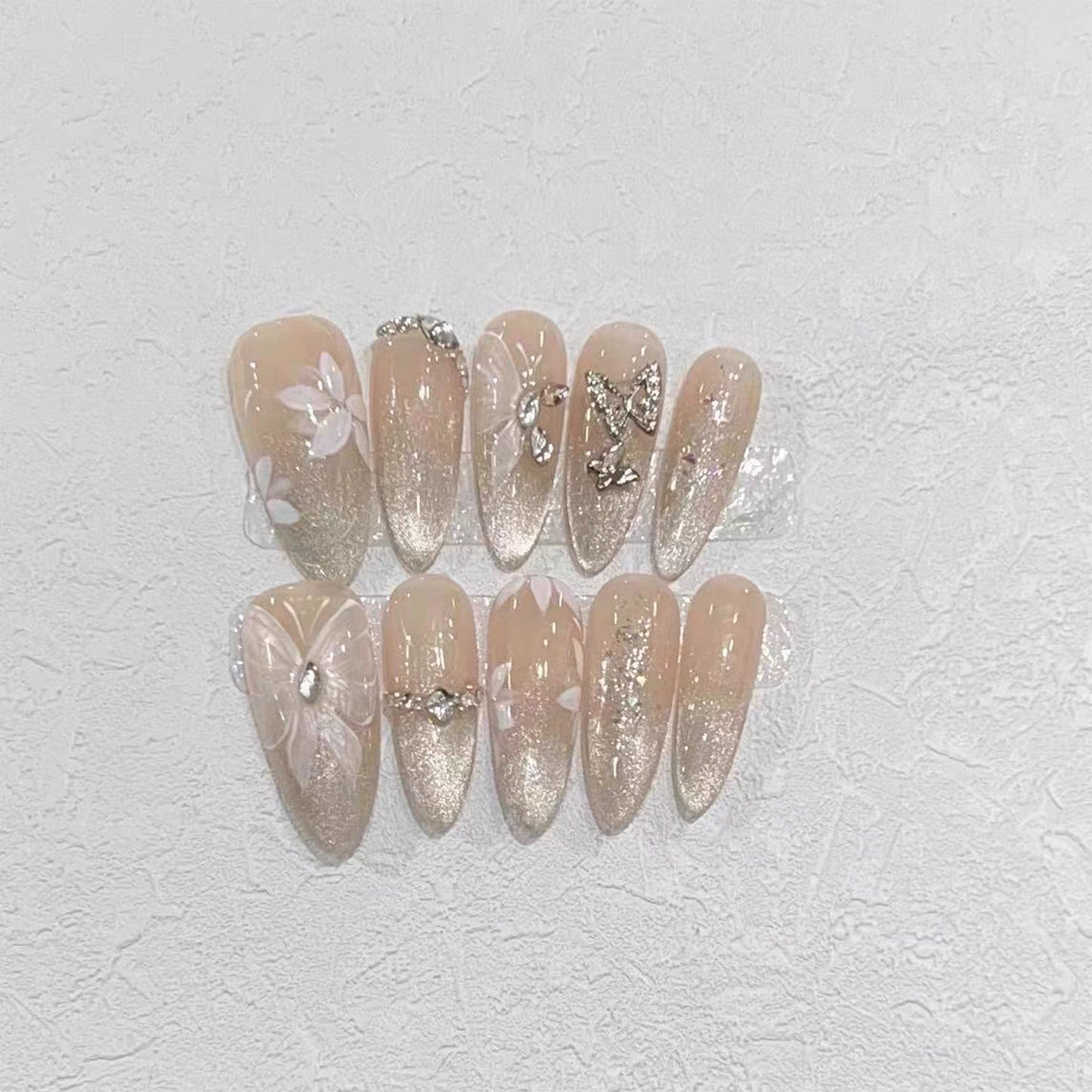 Butterfly Garden|Innocent Sensuality Nail|Press on Nails