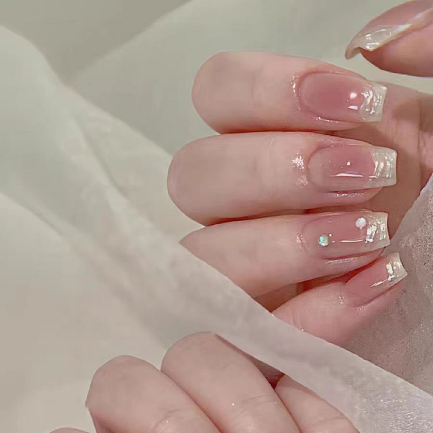 Pure Love Warrior|Pink Coffin Nail|Press On Nails