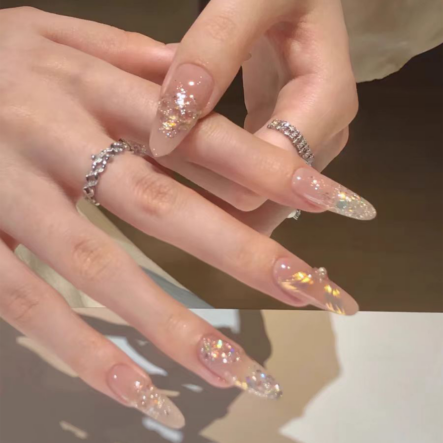 Fairy｜Mermaid Tail Ribbon Nail｜Press On Nails