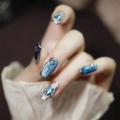 Princess Anna｜Cat' Eye Nail｜Press On Nails