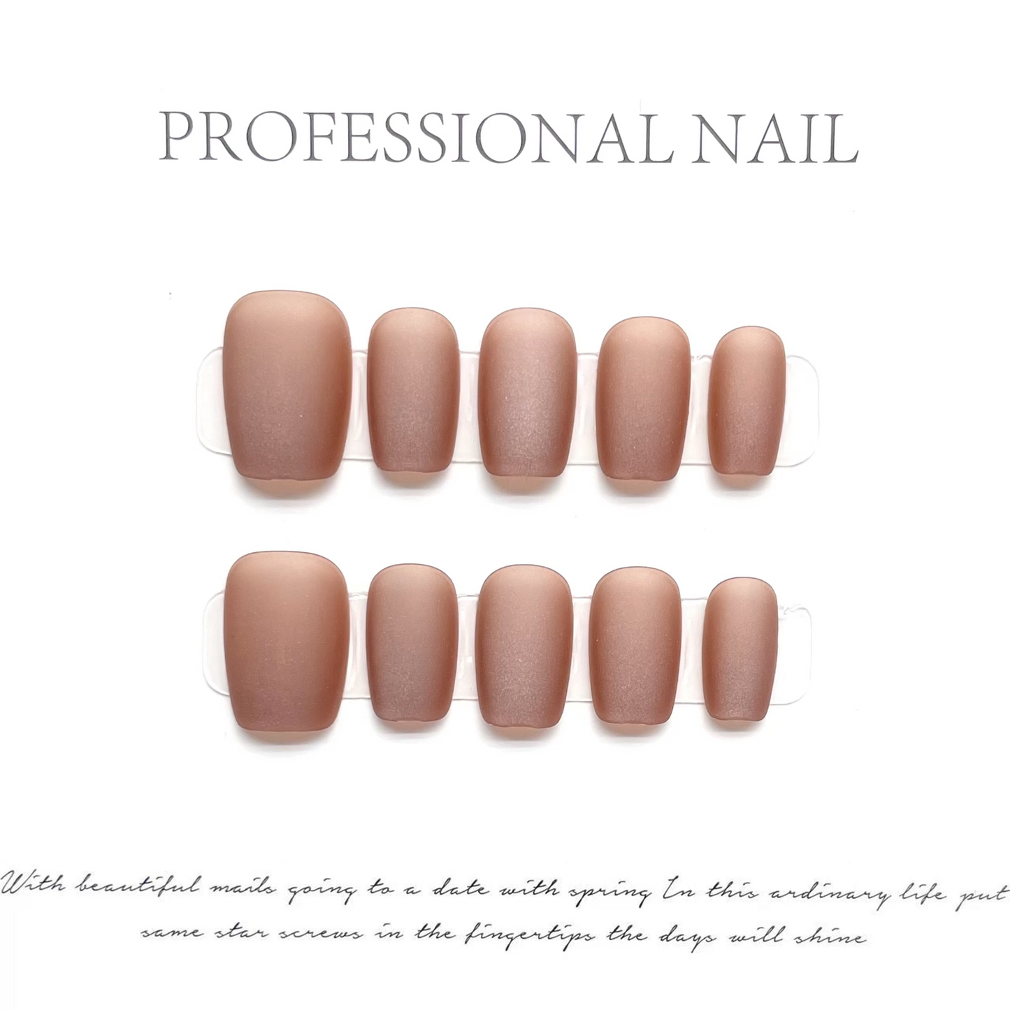 Red Bean Paste｜Coffin Red Nail｜Press On Nails