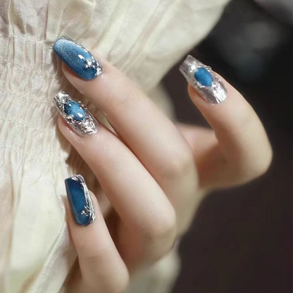 Princess Anna｜Cat' Eye Nail｜Press On Nails