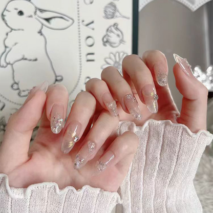 Fairy｜Mermaid Tail Ribbon Nail｜Press On Nails