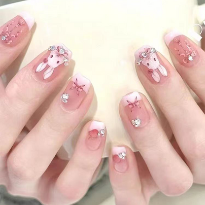 Rococo｜3D Rabbit Nail｜Press On Nails